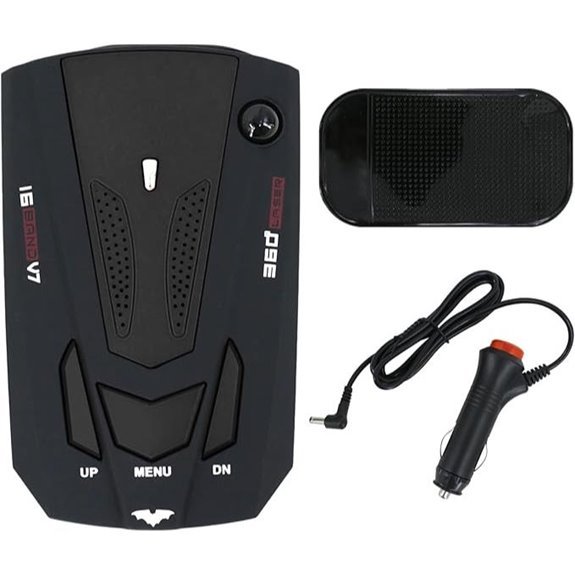 Car Radar Detector with 360° Detection & Voice Alert
