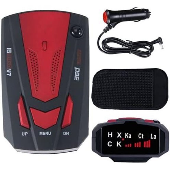 Car Radar Detector with 360° GPS and Voice Alert