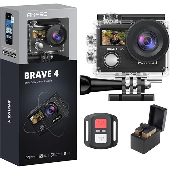 AKASO Brave 4 4K Action Camera with Accessories