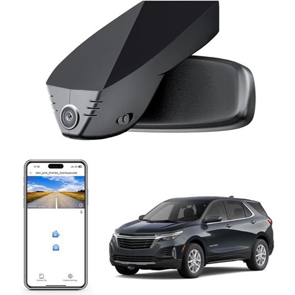 4K Dash Cam for Chevy Equinox 2018–2024