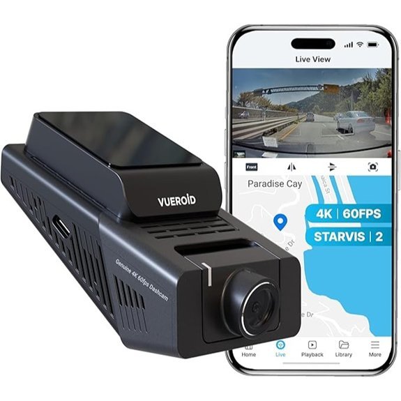 S1 4K Infinite Front Dash Cam with GPS