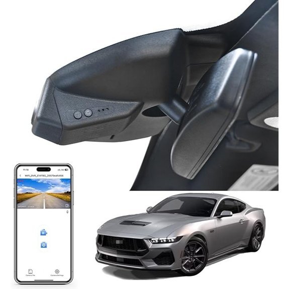 4K Dash Cam for Ford Mustang S550 2022-2023