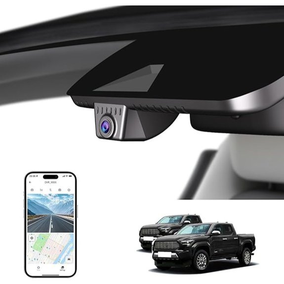 Front 4K Dash Cam for Toyota Tacoma 2024-2026