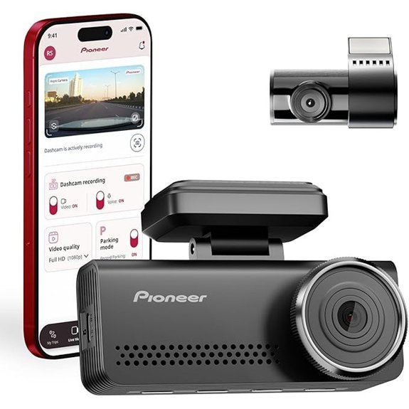 Pioneer VREC-Z820DC Dual Dash Cam 4K Camera
