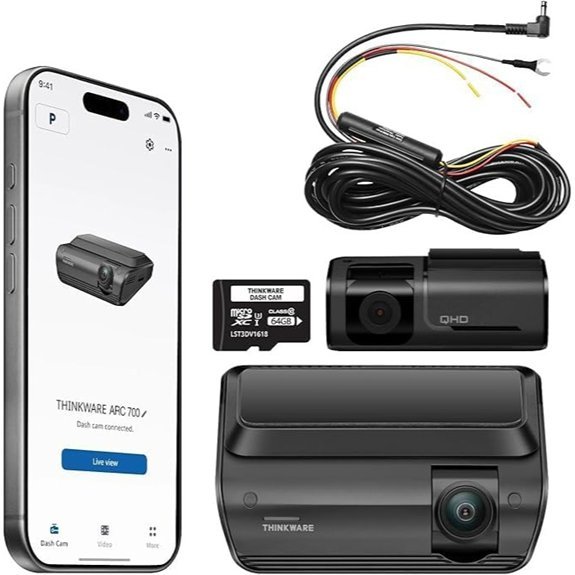 THINKWARE ARC 700 4K Dash Cam with GPS