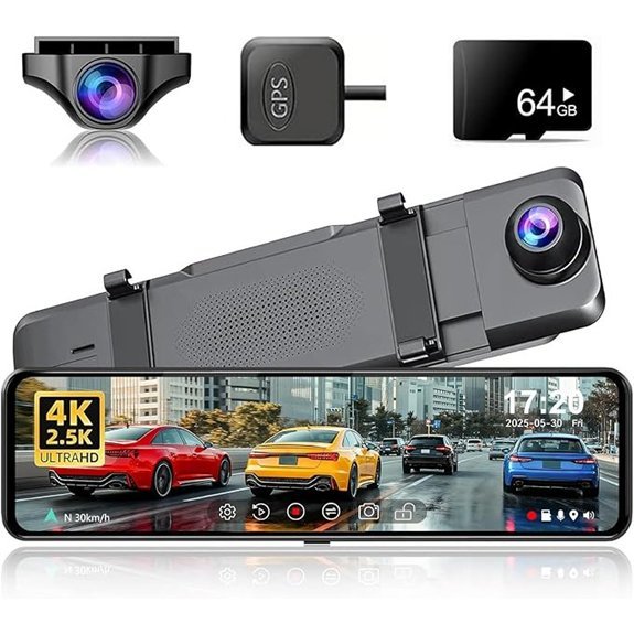 JOMISE G814 11 4K+2.5K Rear View Mirror Dash Cam