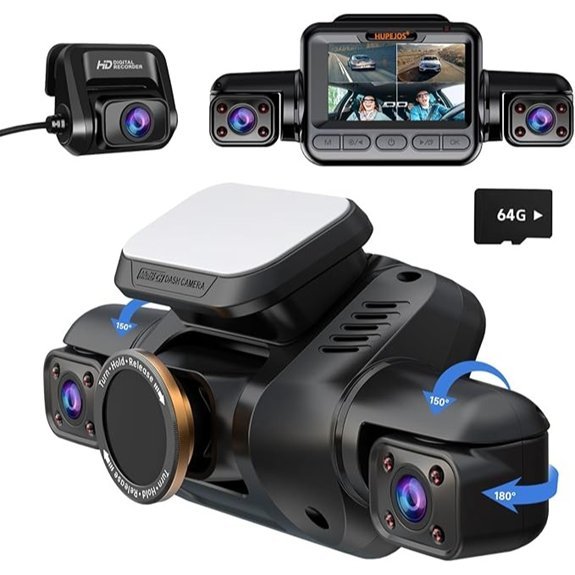 4-Channel 4K UHD Dash Cam with Wi-Fi and GPS