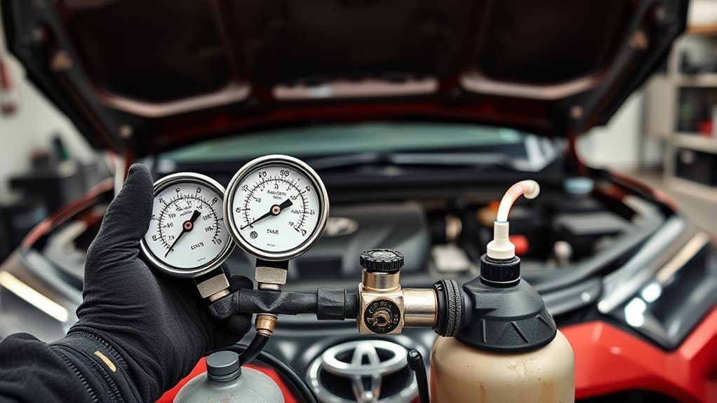 a c freon leak symptoms