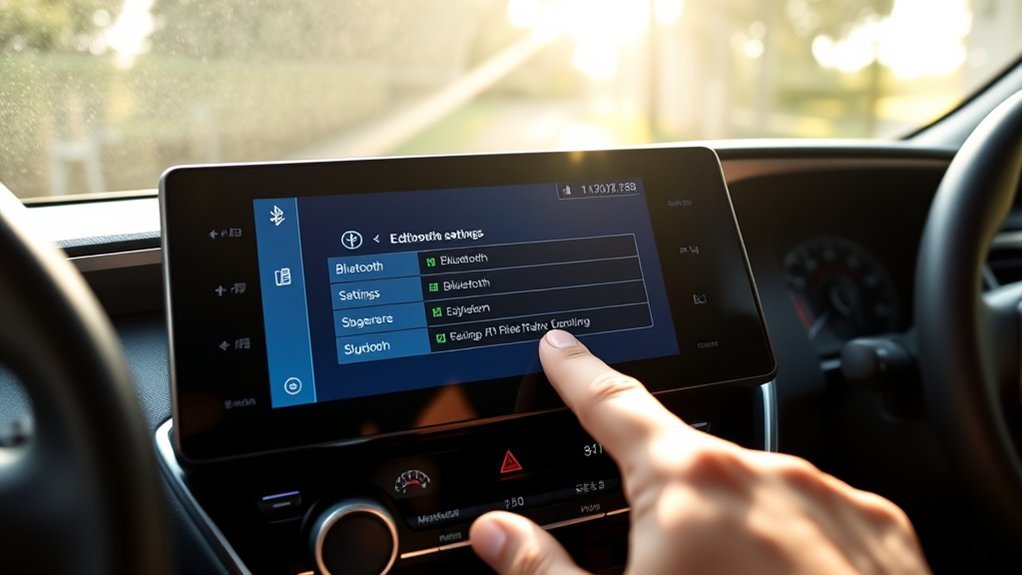 access rav4 bluetooth settings