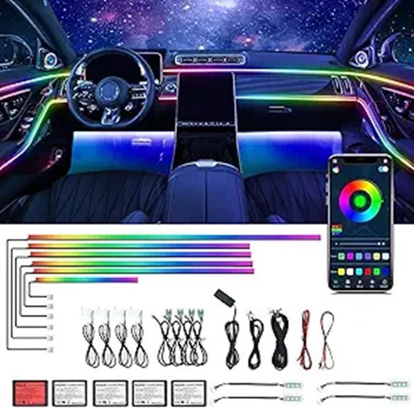 Bphuny Dream Color Acrylic Car Ambient Light Kit
