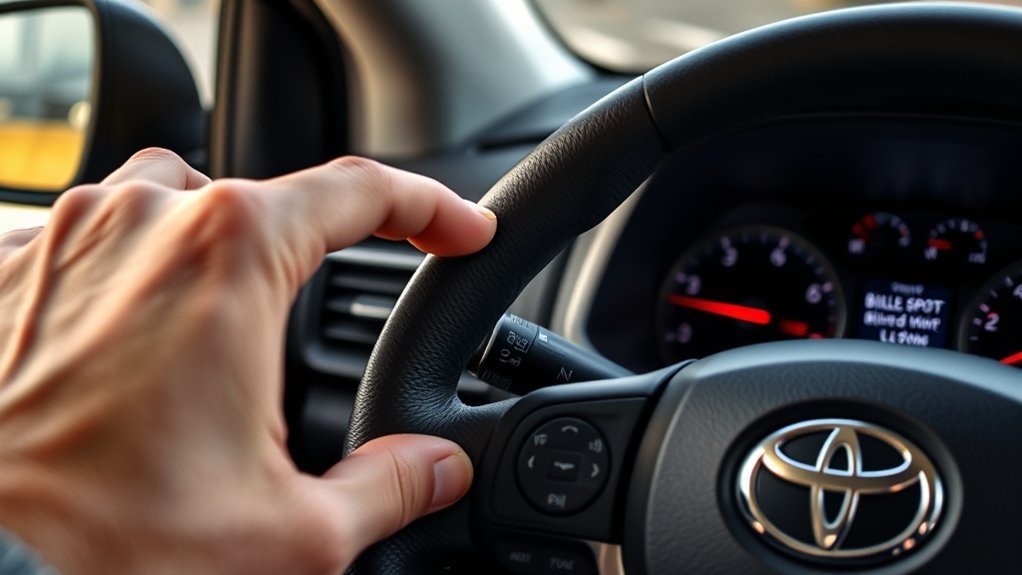 activate rav4 blind spot