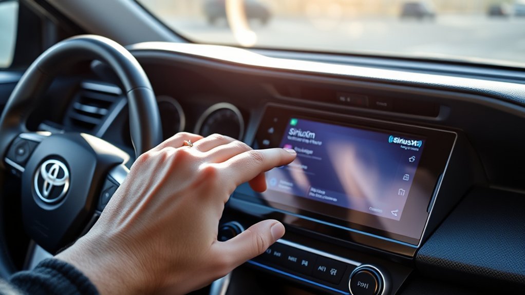 activate siriusxm in rav4