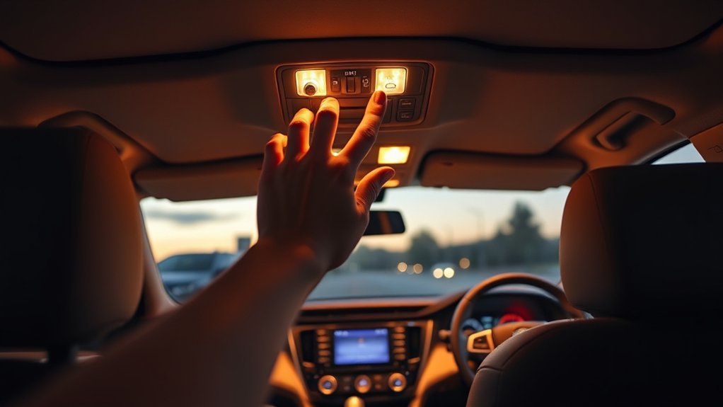 activating toyota rav4 interior lights
