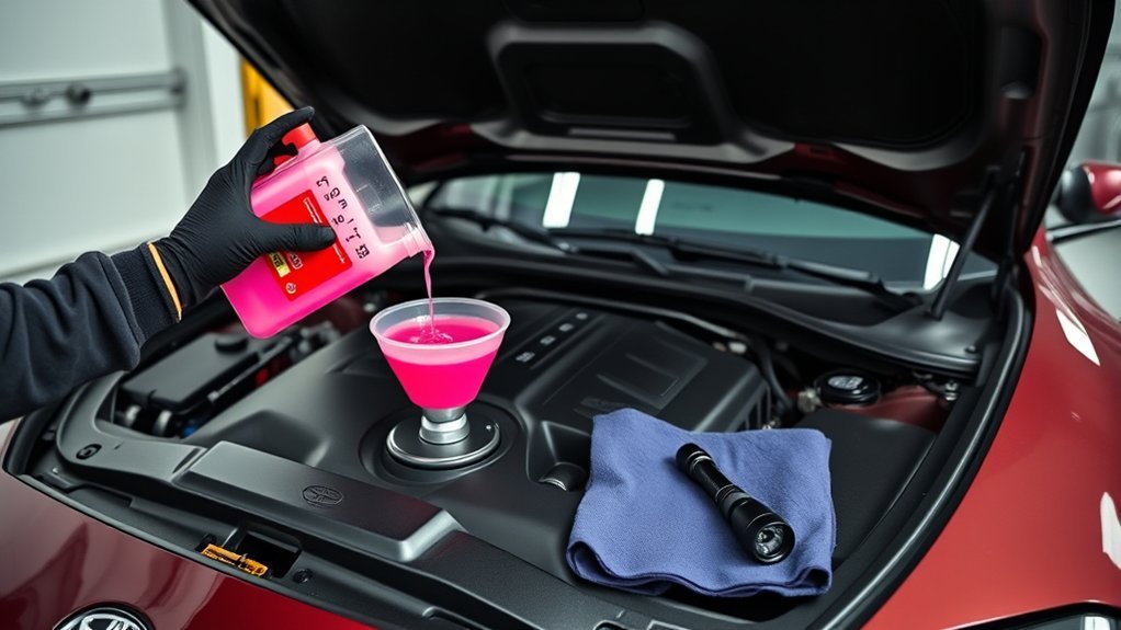 add coolant safely today
