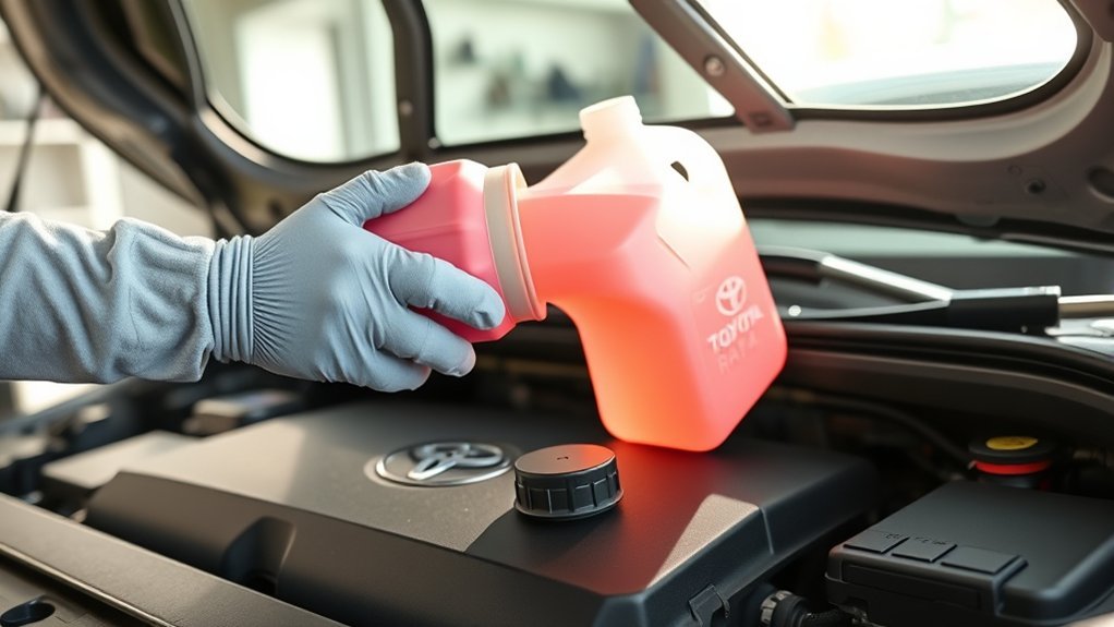 add coolant to rav4