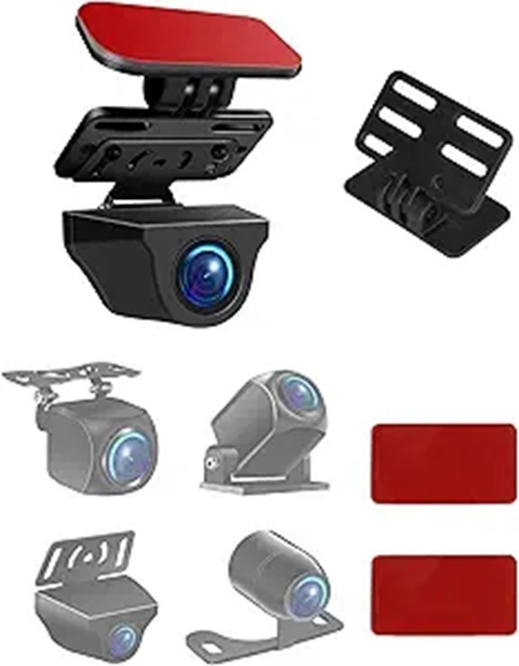 Rear Camera Holder Dash Cam Mount with Adhesive