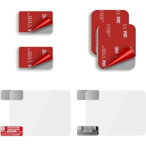 Double-Sided Adhesive Pad for Dash Cam Windshields
