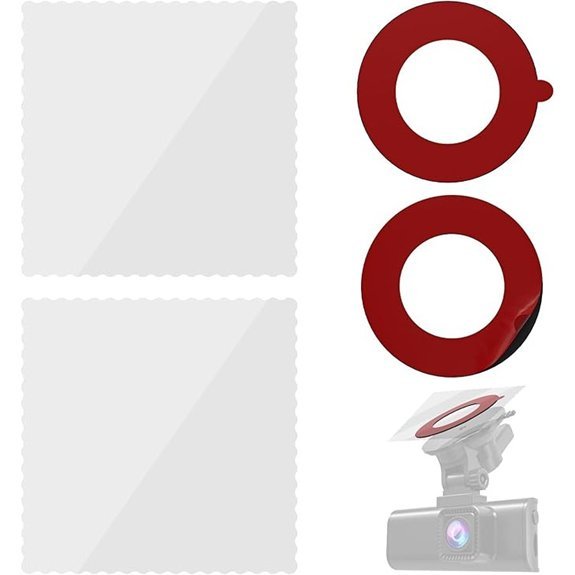 REDTIGER Double-Sided Adhesive Pad for Dash Cams