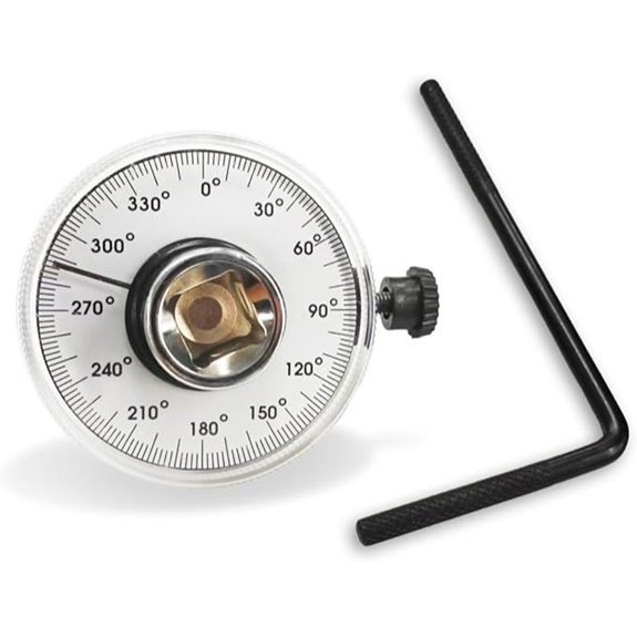 Digital Torque Wrench Angle Gauge with Adjustable Adapter