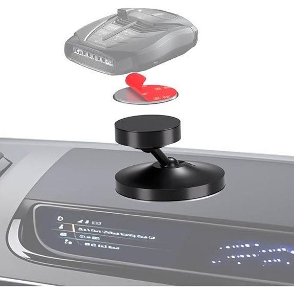 Radar Detector Mount with Adjustable Magnetism