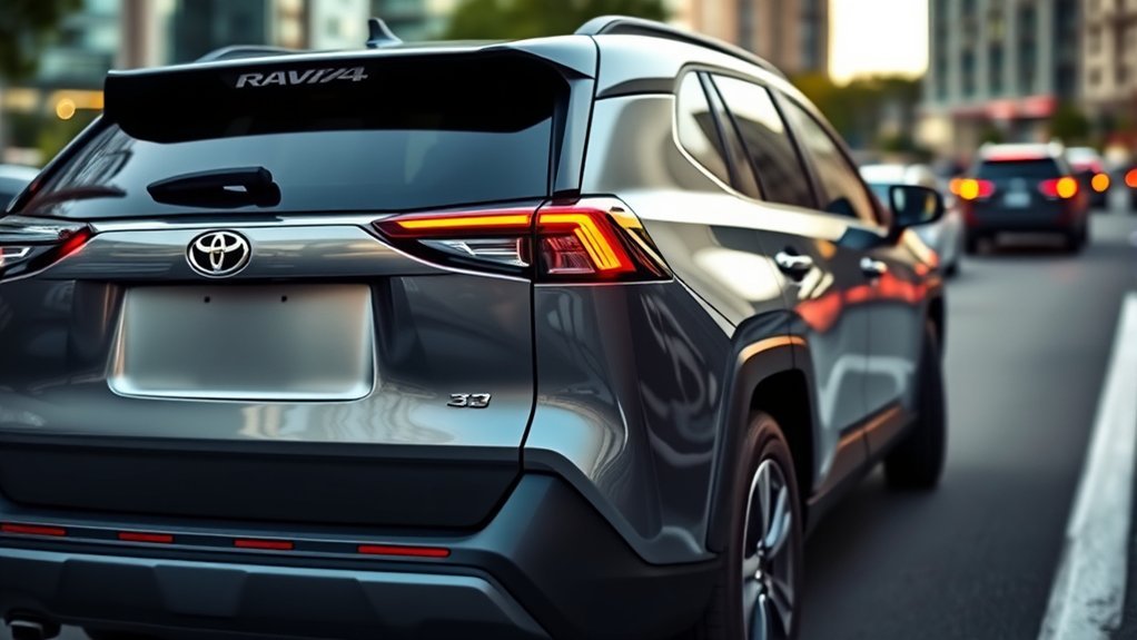 Rear bumper radar sensors used for Toyota RAV4 RCTA