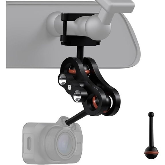 Garmin Dash Cam Mount Aluminum Rearview Mirror Bracket