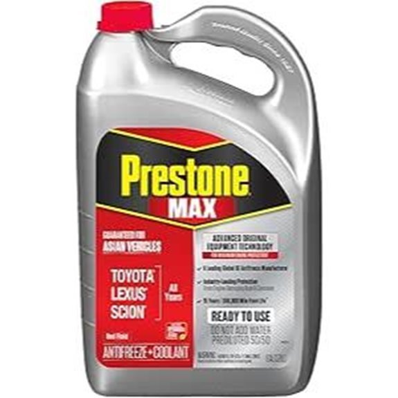 Prestone MAX Asian Red 50/50 Antifreeze Automotive Coolant Pack of One