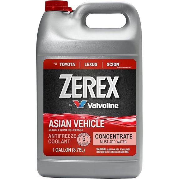 Zerex Asian Vehicle Red Antifreeze Coolant Concentrate 1 Gallon