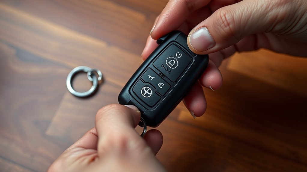 assemble key fob securely