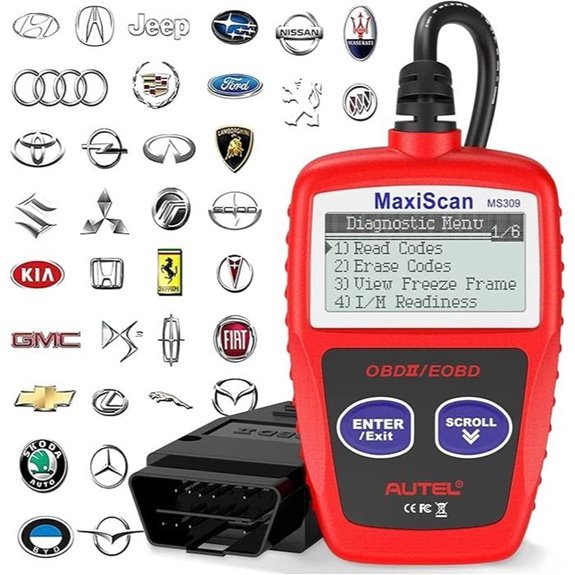 Autel OBD2 Scanner MS309 Car Engine Fault Code Reader