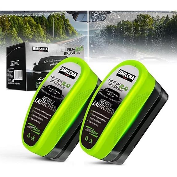 Auto Glass Degreaser & Oil Film Cleaning Brush Set