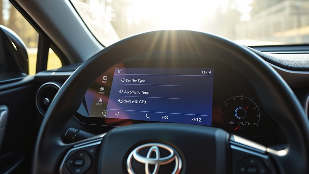 automatic gps time adjustment