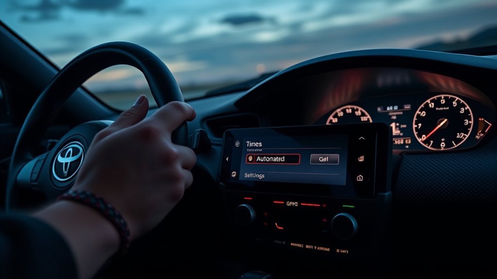 automatic gps time setup