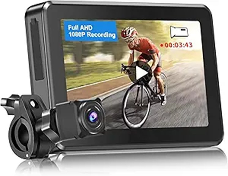 PARKVISION 1080P Bicycle Rear View Camera with Monitor