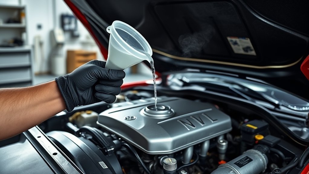 bleed cooling system regularly