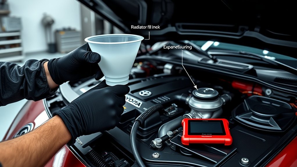 bleed high temperature cooling system