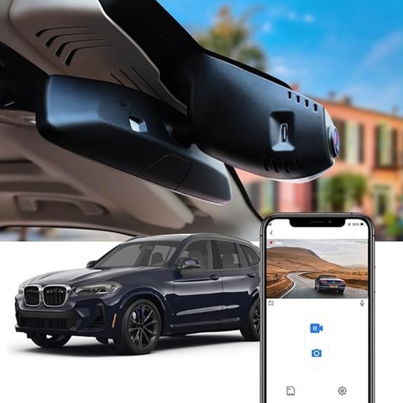 Fitcamx 4K Dash Cam for BMW X3 (2018-2024)