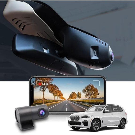 Fitcamx Front 4K + Rear 1080P Dash Cam for BMW X5