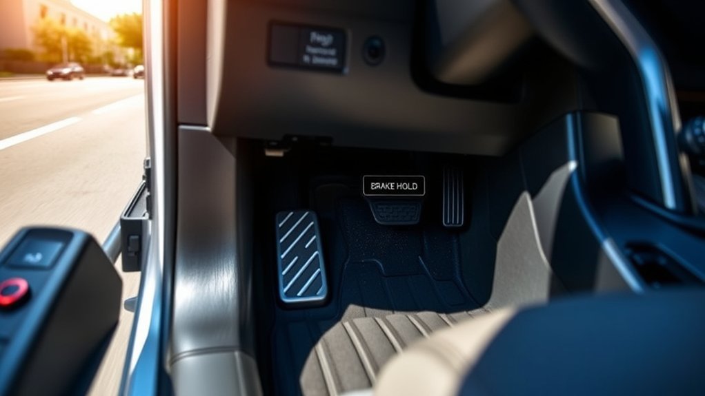 brake hold enhances driving convenience