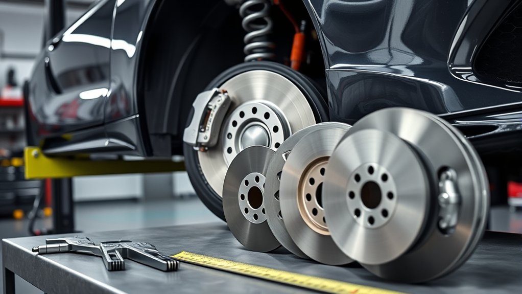 brake rotor size differences
