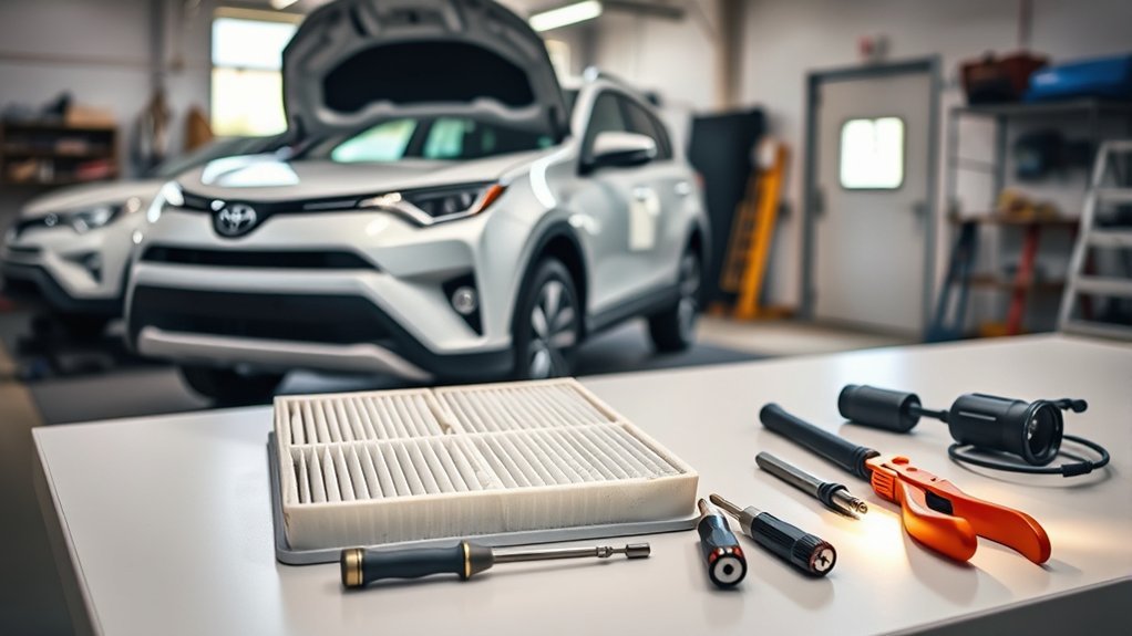 cabin air filter tools