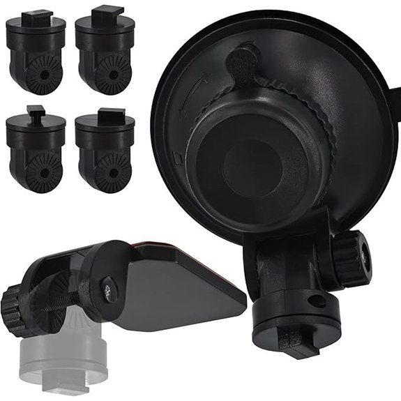 Mini Windshield Suction Cup Mount Holder for Cameras