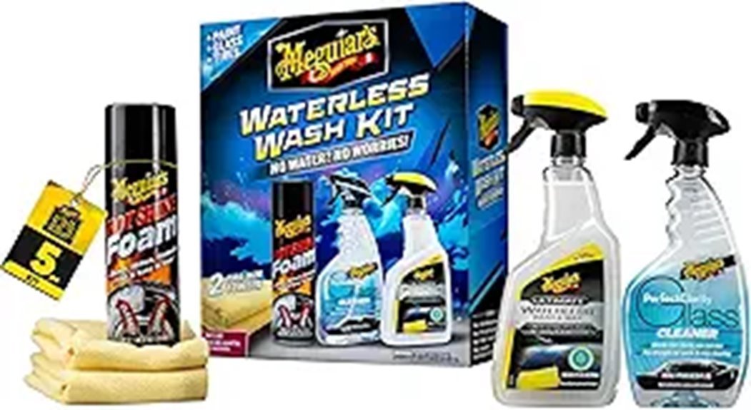 Meguiar's Waterless Wash Kit for Car Detailing