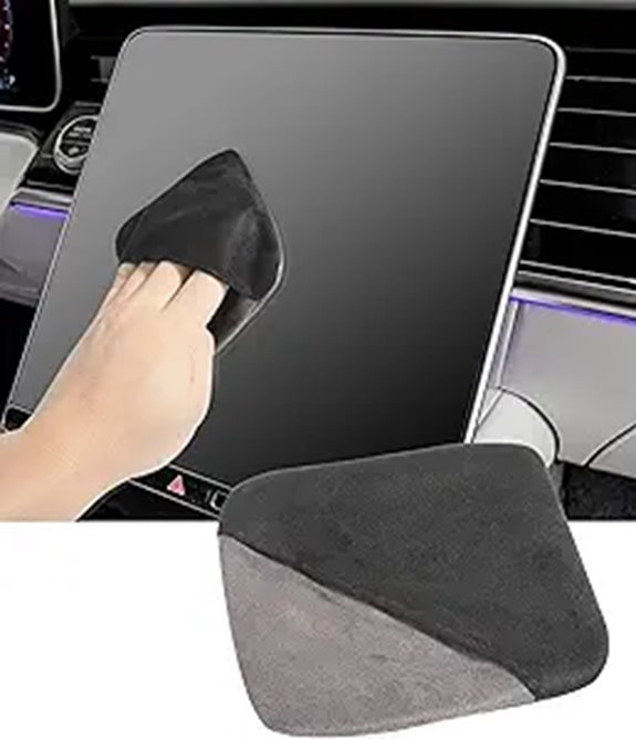 Car Screen Cleaner and Microfiber Cleaning Cloth
