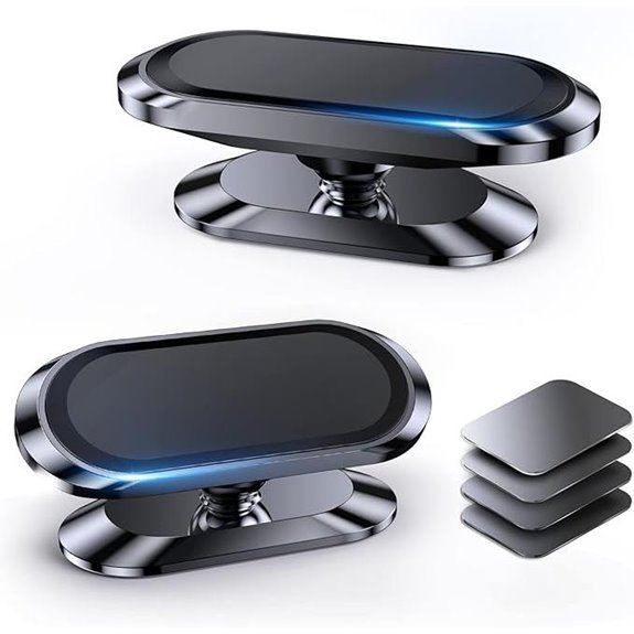 Magnetic Phone Holder for Car Dash (2-Pack)