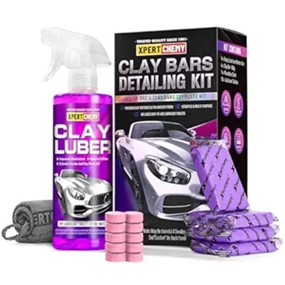 Car Clay Bar Detailing Kit with Lubricant and Towel