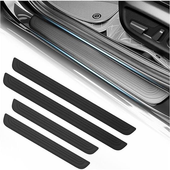 4PCS Car Door Sill Protector and Edge Guards