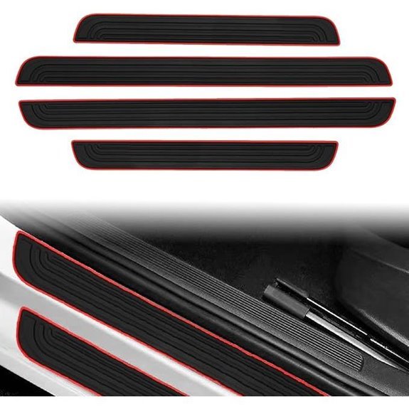 Universal Car Door Sill Protectors (4 Pieces)