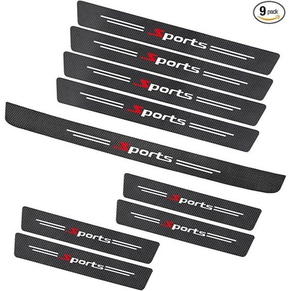 8 PCS Car Door Sill Protectors & Bumper Protector