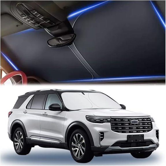 Automotive Glass Sunshade with Storage Bag (300T)